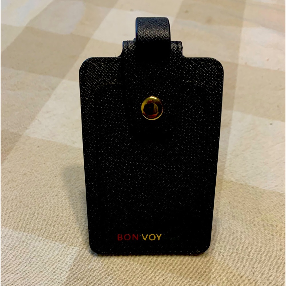 Talbots bon voyage luggage tag